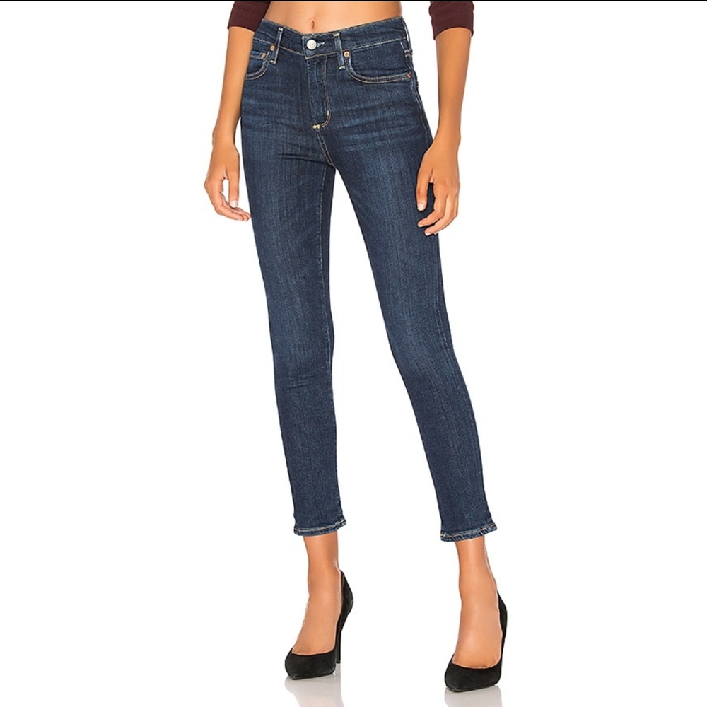 Agolde Sophie High Rise skinny 25 in EUC